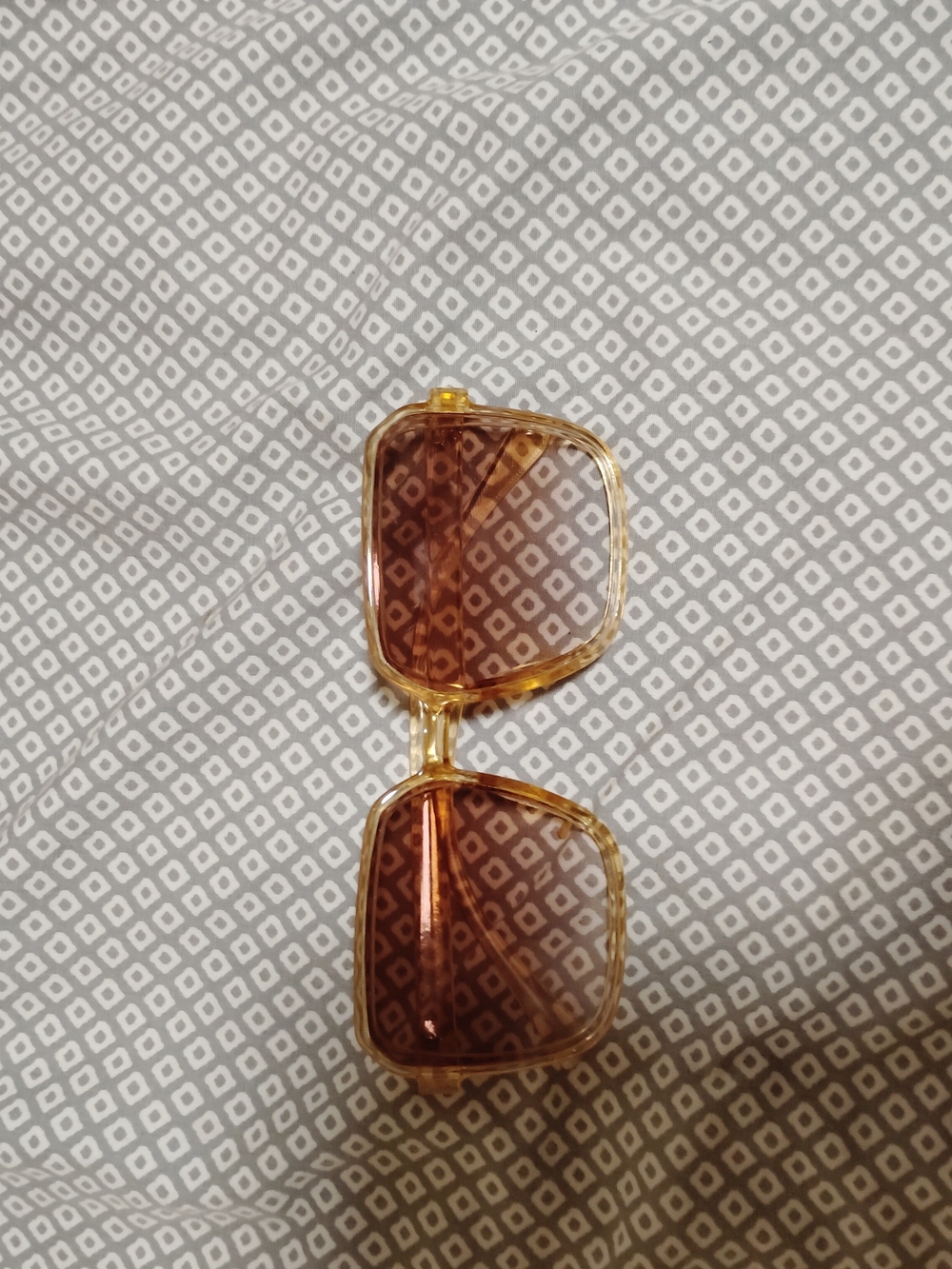 Women’s Square Amber Frame Sunglasses